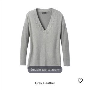 Prana vneck cotton sweater